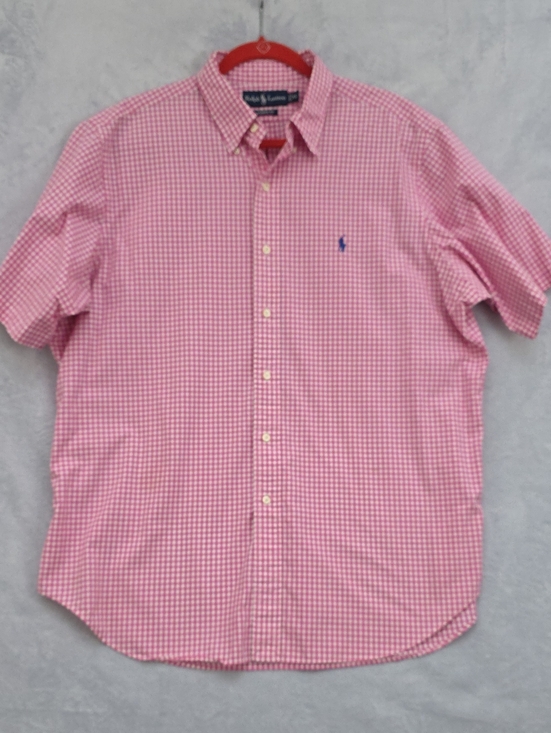 Ralph Lauren Other - Ralph Lauren Pink Gingham Short-Sleeve Button-Down Shirt